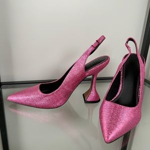 ASOS Design Power Slingback high heeled shoes